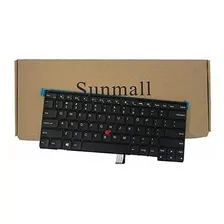 Sunmall Reemplazo De Teclado Con Marco Para Lenovo Thinkpad 