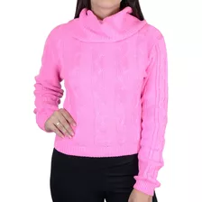 Blusa Feminina Ana Gonçalves Tricot Rosa - A4564