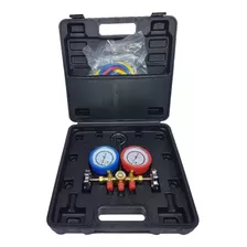 Manifold Refrigeração R22 R134 R404 Com Maleta E Mangueiras