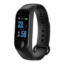 Smart Band Sumergible Color Negro Compatible Android iPhone 