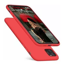 Funda Dtto Para iPhone 11 Pro Max Silicona Rojo