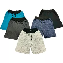 Shorts Infantil Menino Atacado Kit 7 Peças Promoção Cores