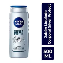 Jabón Líquido Corporal Nivea Men Silver Protect 500ml