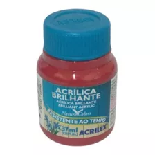 Tinta Acrílica Brilhante Vermelho Escarlate-508-acrilex-37ml