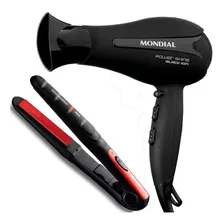 Secador E Chapinha 2000w Mondial Íon Tourmaline 220°c Preto