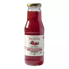 Molho De Pimenta Chutney Com Morango Sabor Das Índias Vidro 370g