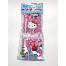 Tapa De Botella De Agua Sanrio Hello Kitty Con Pajita [merca