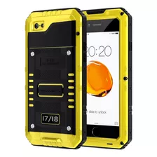Funda Impermeable Para iPhone SE - Amarilla/negra