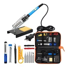 Kit De Soldadura Electrónico 60w Temperatura Ajustable 5 Pc