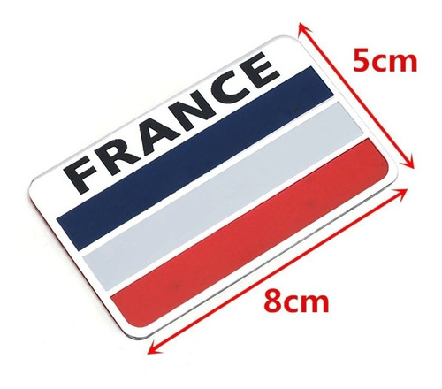 Emblema Francia Para Renault Clio Peugeot 206 207 307 2008 Foto 3