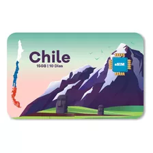 Esim Internacional Chile - 15gb - 10 Dias