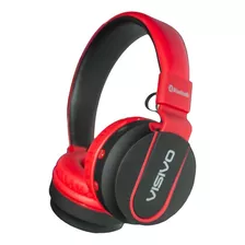 Audifonos Diadema Bluetooth Visivo Vhp-b85blr Rojo