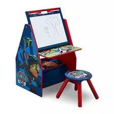 Delta Children Deluxe Kids Art Easel Escritorio Taburete Jug