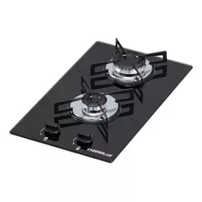 Fogão Cooktop Gás Chamalux 2 Bocas Ultra Chama Preto