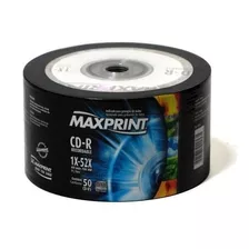 50 Mídia Cd-r Maxprint 700mb