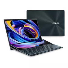 Notebook Asus Zenbook Pro Duo Ux482eg Celestial Blue Táctil 14 , Intel Core I7 1195g7 32gb De Ram 1 Tb Ssd, Nvidia Geforce Mx450 1920x1080px Windows 11 Home