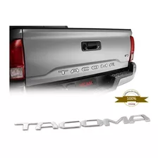 Emblema Toyota Tacoma Para Tapa-batea 2016-2020 (no Vinil).