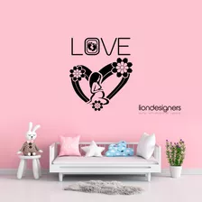 Vinil Decorativo Embarazo Amor Love 57x50cm