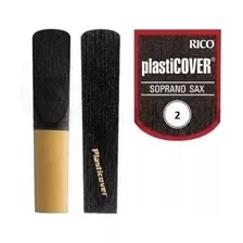 Palheta Rico Plasticover Para Sax Soprano Kit Com 2 Palheta