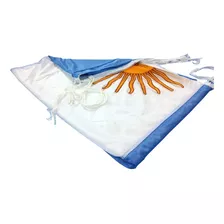 Bandera Argentina 2.72 X 1.7 Medida Oficial Refuerzo Y Sogas