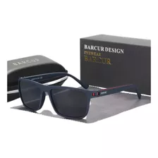 Óculos De Sol Barcur Uv400 Polarizado Original Azul Bc2139