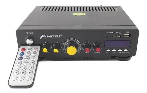Amplificador Para Sonido Ambiental 180w Mitzu   Pa-620usb