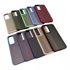 Funda Edge Compatible Con Samsung Rígida Botones Metálicos