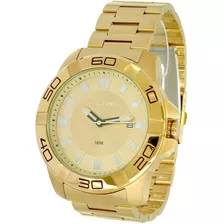 Relógio X-games Masculino Xmgs1031 Dourado Aço Grande 