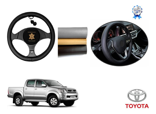 Tapetes 3d Logo Toyota + Cubre Volante Hilux 2007 A 2012 Foto 3