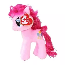 Pelúcia Pinkie Pie My Little Pony Ty 15cm Original Ty Rosa 