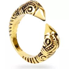 Anillo Vikingo - Dorado Oscuro - Águilas 