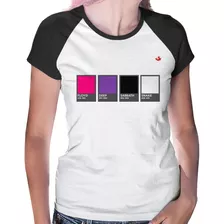 Baby Look Raglan Rock Color Guide Feminina