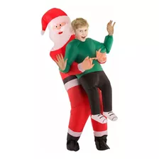 Morph Navidad Niños Santa Inflable Recogeme Disfraz De Hal