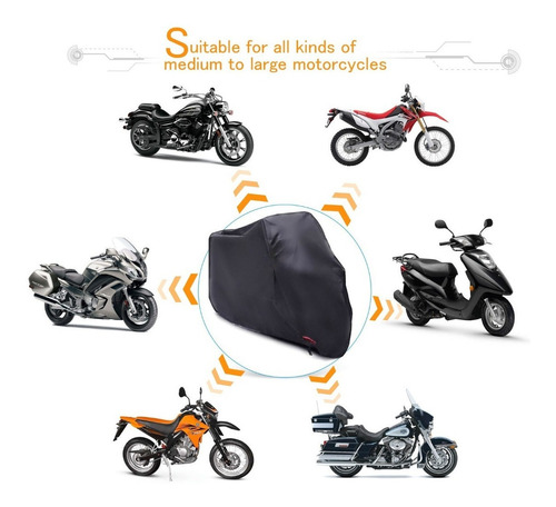 Funda Impermeable Para Moto, Proteccin Para Todo Clima Foto 5