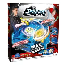 Lanzador De Trompos Spinner Mad Deluxe Battle Pack