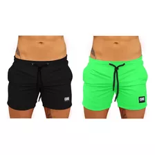 Pack X 2 Shorts De Baño Malla Hombre Secado Rápido G6