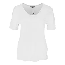 Camiseta Feminina Manga Curta Tommy Hilfiger Branca Original