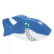 Pinhata Tubarão, Com Bastão, Tapa Olhos E Confetes
