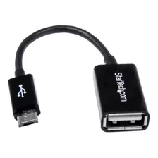 Adaptador Micro Usb A Usb-a Startech Color Negro