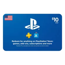 Gift Card Psn Playstation Sony Digital 10 Usd