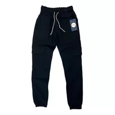 Calça Cargo Bege Cordão Jogger Masculino Juvenil Menino