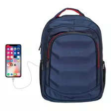 Mochila Unicross Portanotebook Usb Grande Reforzada Tapa Dura