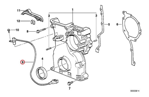 Sensor Cigueal C/cable Bmw 523 328 323 1995-2000 Foto 5