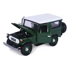 Toyota Land Cruiser Fj40, Escala 1:24 Motormax. 18cms. Verde