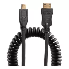 Ucec 11.81 /30cm Coiled Micro Hdmi To Mini Hdmi Cable For...