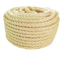 Corda Naval Sisal 32mm 30mts Exercício, Artesanato Decoração