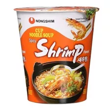 Cup Noodle Coreano Nongshim Big Bowl Shrimp Camarão 67g