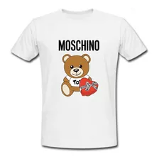 Playera Moschino Bear Toy Corazon 