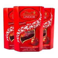 Lindt Lindor Bombones Milk 75 Gr. Origen Suizo X3