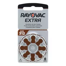 Pilas Audifono 312 Rayovac Extra Pr41 Pack X 40 Unidades Bp8